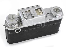 cca 1960 Kiev (Kijev) 4 szovjet gyártmányú fényképezőgép, 35 mm filmformátum, Jupiter-8M 2/50 mm obj...