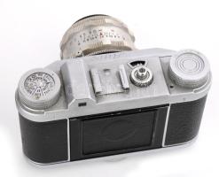 Altissa Altix kamera Carl Zeiss Jena Tessar 2,8/50 mm objektívvel, bőrtokkal, / Vintage camera
