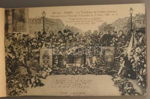 Paris. Album Artistique - 48 vues, nitoces in English and French / régi képeslap füzet 45 képeslappa...