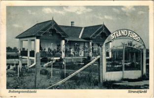 1937 Bakonyszentlászló, Strand fürdő (Rb)