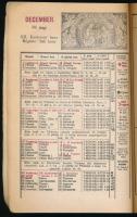1938 Missziós Naptár. Kopott papírkötésben, a gerincen kis sérülésekkel