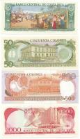 Costa Rica 1992. 5C + 1993. 50C + 1994. 500C + 1999. 1000C T:UNC-AU
Costa Rica 1992. 5 Colones + 19...