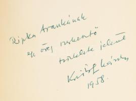 Kristóf Károly: Beszélgetések Bartók Bélával. DEDIKÁLT! Bp., 1957, Zeneműkiadó. Kiadói papírkötés, k...