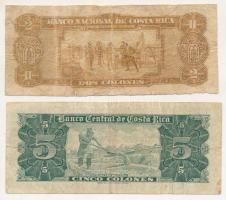 Costa Rica 1943. 2C + 1967. 5C T:VG-G
Costa Rica 1943. 2 Colones + 1967. 5 Colones C:VG-G
Krause P...