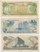 Costa Rica 1982. 100C + 1986. 10C + 1988. 50C T:F-VG, tűlyuk
Costa Rica 1982. 100 Colones + 1986. 1...