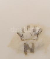 Porcelán balerina, jelzett, sérüléssel, m: 14 cm