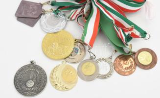 13 darab érem szalagon