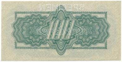 Csehszlovákia 1944. 100K "AE 109252", "SPECIMEN (MINTA)" perforációval T:AU-XF, ...