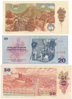 Csehszlovákia 1970. 20K + 1986. 10K + 1987. 50K T:XF-F
Czechoslovakia 1970. 20 Korun + 1986. 10 Kor...