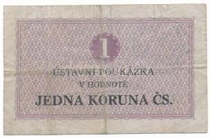 Csehszlovákia DN(1981-1986) 1K (börtönpénz) T:F-VG Czechslovakia ND(1981-1986) 1 Korun (prison money) C:F-VG