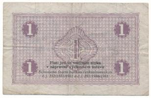 Csehszlovákia DN(1981-1986) 1K (börtönpénz) T:F-VG
Czechslovakia ND(1981-1986) 1 Korun (prison mone...