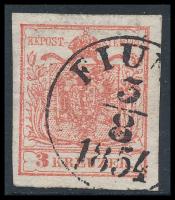 1850 3kr "FIUME" (Ryan 50p)