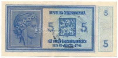 Német Harmadik Birodalom / Cseh-Morva Protektorátus / Német megszállás DN(1940) 5K fekete "Cech...