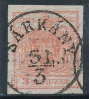 1850 3kr "SÁRKÁNY" (Ryan 80p)