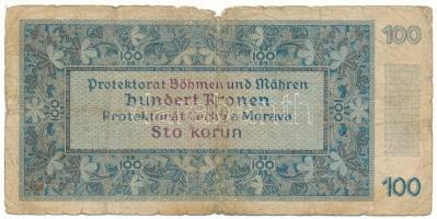 Német Harmadik Birodalom / Cseh-Morva Protektorátus 1940. 100K T:VG-G
German Third Reich / Protecto...