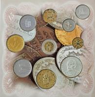 1998. 50f-200Ft (10xklf) "Magyarország pénzérméi" forgalmi sor + 100Ft Cu-Ni-Zn "1848...