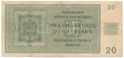 Német Harmadik Birodalom / Cseh-Morva Protektorátus 1944. 20K T:F
German Third Reich / Protectorate...
