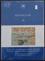 Edition D'Or 48. kötet - Heiliges Land - Auslandspostämter in Palästina 1852-1914, az Itamar Karpovsky gyűjtemény katalógusa bontatlan csomagolásban