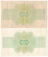 Csehszlovákia 1975-1985. 10K (2xklf) "TUZEX" vásárlási utalvány T:F, VG
Czechoslovakia 19...