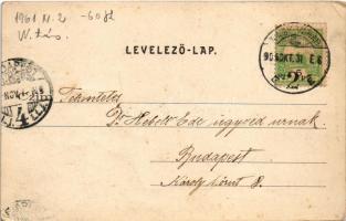 1904 Nagyvárad, Oradea; Szigligeti színház. Sebő Imre kiadása / theatre (gyűrődés / crease)