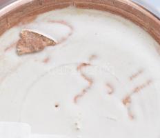 Polyák János (1967-): Váza. Jelzett, m: 17,5 cm