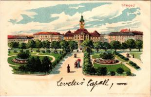 Szeged, Városház. Kosmos Kunstanstalt litho (EK)