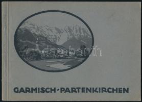 cca 1920 Garmisch-Partenkirchen und Umgebung, színes képekkel illusztrált album, München, Martin Herpich Kunstverlag, 19 sztl. lev. Kiadói tűzött papírkötés, jó állapotban.