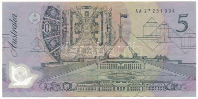 Ausztrália DN (1992) 5$ "AA" T:F
Australia ND (1992) 5 Dollars "AA" C:F
Krause...