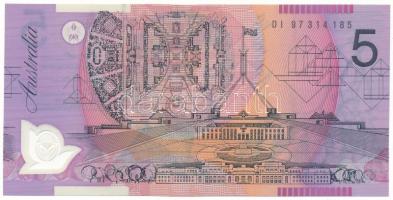 Ausztrália DN (1996-1998) 5$ "DI" T:UNC
Australia ND (1996-1998) 5 Dollars "DI"...