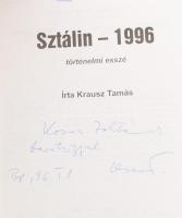 Krausz Tamás: Sztálin - 1996. Történelmi esszé. Változó Világ könyvtár. [Bp.,1995.], Útmutató Kiadó....