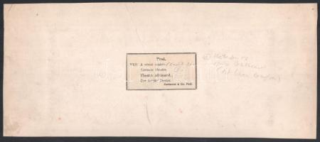 cca 1868 Pest, Erzsébet (Újvásár) tér Német színház (1870-ben lebontották), háttérben az épülő Bazil...