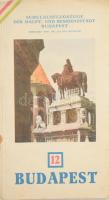 Schulausflugszüge der Haupt- und Residenzstadt Budapest [Budapest Székesfőváros Iskolai Kirándulóvonatai] 12.: Budapest. Bp., 1935., (Hauptstädtische Hausdruckerei), 18 p. +2 t. Német nyelven. Kiadói papírkötés, kijáró lapokkal.