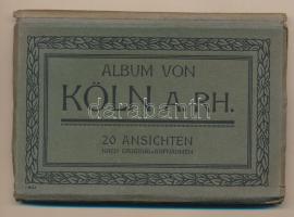 Köln am Rhein, Cologne; Album, 20 ansichten / leporello booklet with 20 pre-1945 postcards. Stengel &amp; Co.