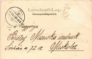 1899 (Vorläufer) Liebesantrag / Le Flirt / Incselkedés, osztrák-magyar katona / Austro-Hungarian K.u...