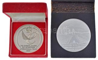 1899. "Mesterkiképző" Magyar Ebtenyésztők Országos Egyesülete tükörpolírozott fém plakett,...