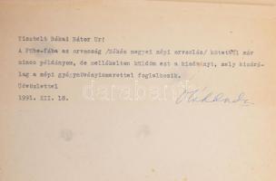 Oláh Andor: Zöld varázslók, virág-orvosok. 1987, Békés Megyei Tanács, kartonált papírkötés, papír vé...