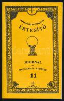 2000 Magyarságtudományi Értesítő V. évf. 11. sz. Szerk.: Tomory Zsuzsa, Cseri Erzsébet. Magyar és angol nyelven. Kiadói tűzött papírkötés, 90 p.