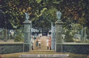 Balatonalmádi Zsák József vendéglője (Rb)