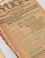 1913 Nyugat 14 száma és a II. kötet tartalomjegyzéke: VI. évf. 2-3., 5., 7-10.,13-15,17-20. számok. ...