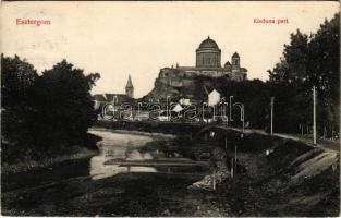 1912 Esztergom, Kisduna part, Bazilika. Groszner B. kiadása