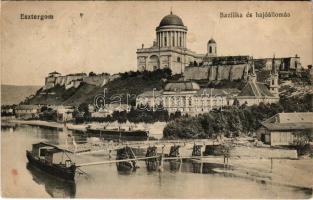 1913 Esztergom, Bazilika és hajóállomás