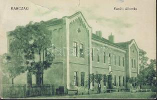 Karcag vasútállomás (fa)