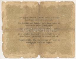 1848. 10ft "Kossuth bankó" "Ww. 1581 53" T:VG,G beszakadások
Adamo G111