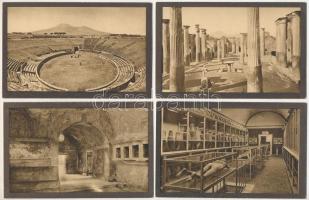 POMPEI - 34 db RÉGI képeslap, A. Scrocchi hiányos sorozat / 34 pre-1945 postcards, A. Scrocchi not complete serie