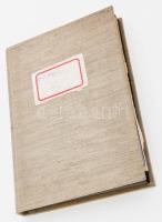 Modern borcímke-gyűjtemény, berakóban