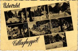 1952 Budapest III. Csillaghegy, strand (EB)