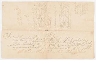 1796 Bihardiószeg Szodorai István kérvénye nagyszalontai fősipánhoz melyben kéri, hogy revoúlúciós i...