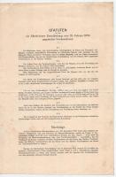 1917. "Koronás Ezüst Érdemkereszt a Vitézségi Érem szalagján" kitüntetés adományozói okira...