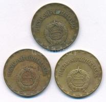 1973. 2Ft sárgaréz (3x) T:XF,VF patina Adamo F7.4