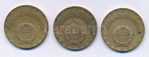 1973. 2Ft sárgaréz (3x) T:XF,VF patina Adamo F7.4